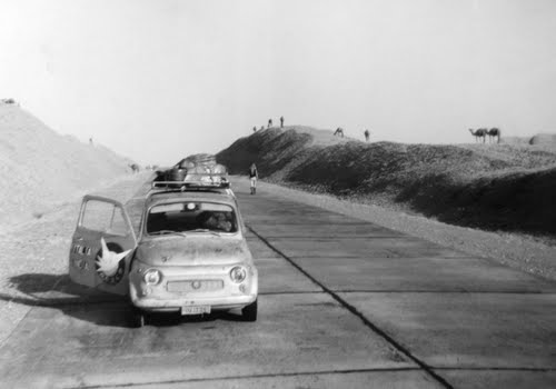 Herat - Kandahar, Russians paved road, 1969