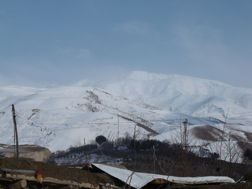Sari Takht Summit on top of Faizabad town